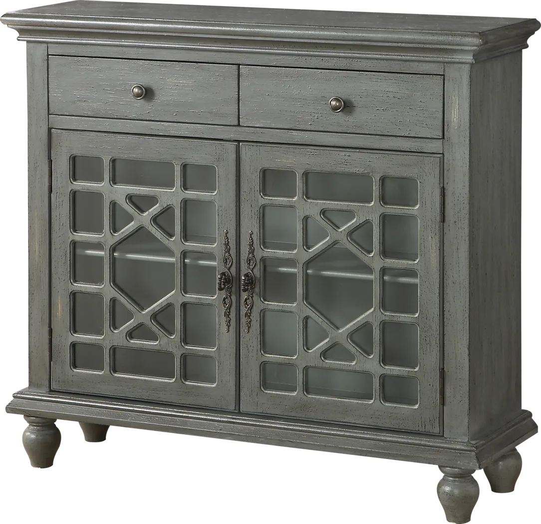 Glenna Gray Accent Cabinet - Thumbnail - Image 2