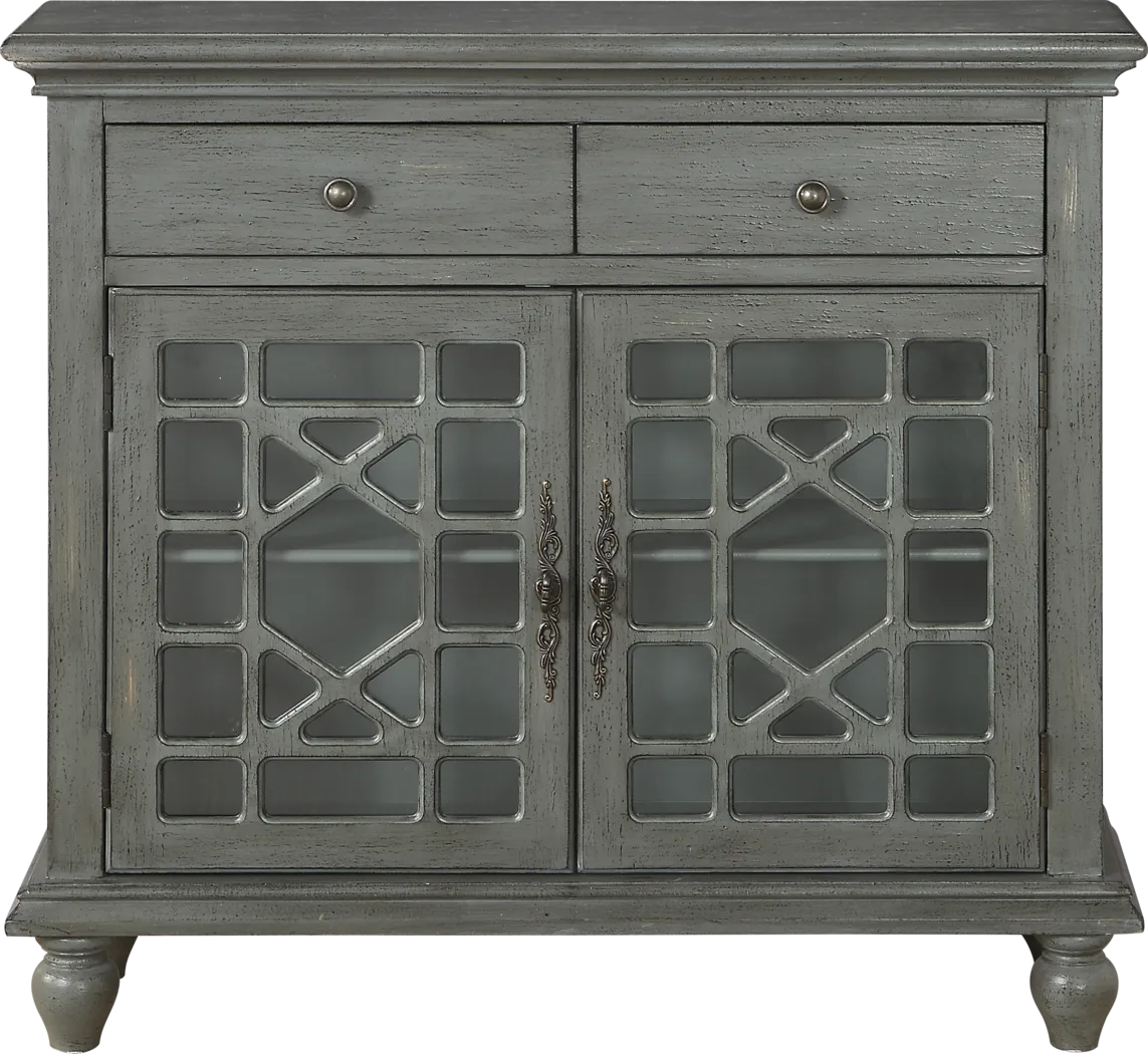 Glenna Gray Accent Cabinet - Thumbnail - Image 1