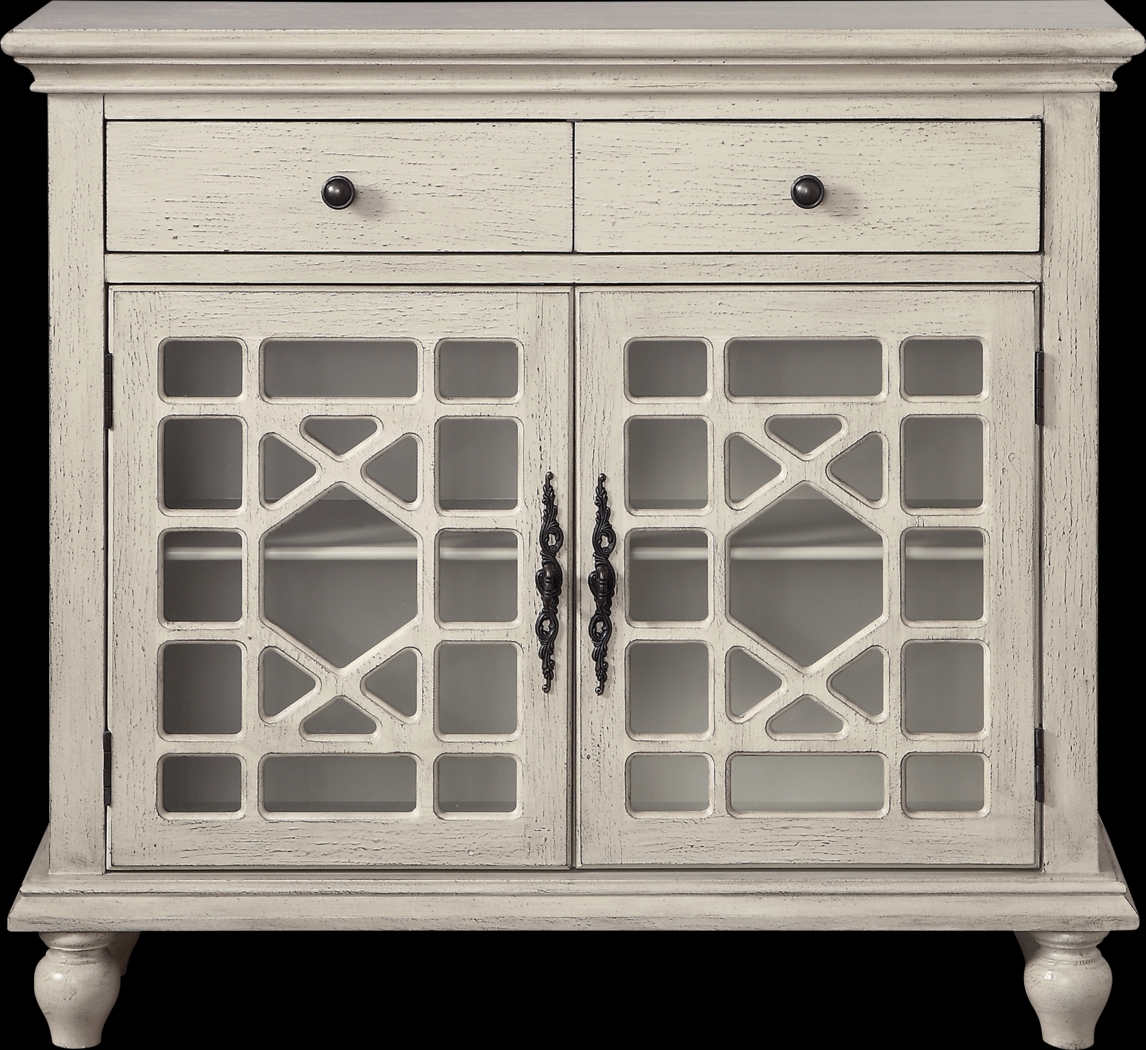 Glenna Ivory Accent Cabinet - Thumbnail - Image 1