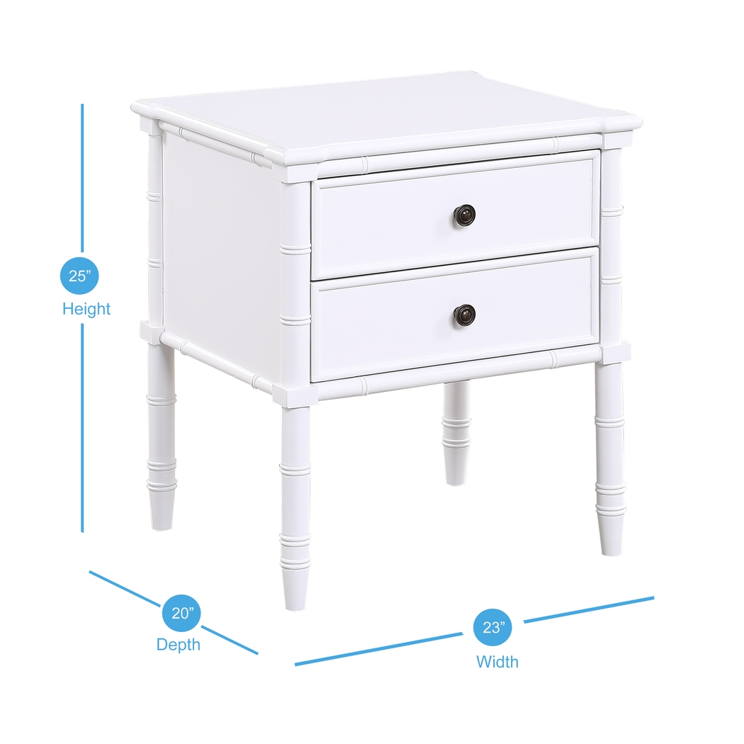 Glennford White End Table - Thumbnail - Image 11