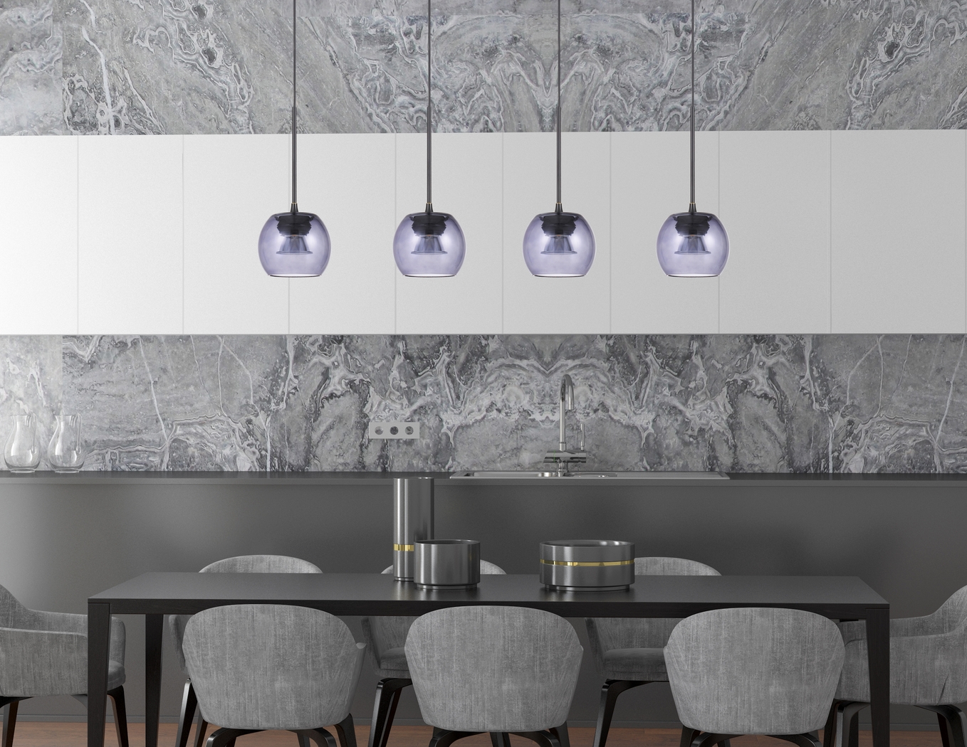 Glenola Gray Pendant - Thumbnail - Image 2