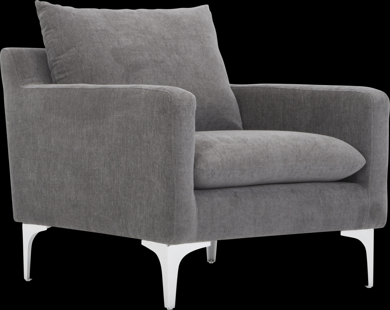 Glenroy Gray Accent Chair - Thumbnail - Image 1
