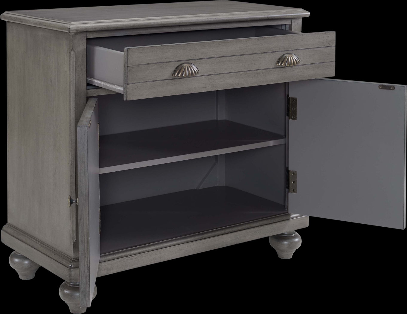 Glenshyre Gray Accent Cabinet - Thumbnail - Image 5