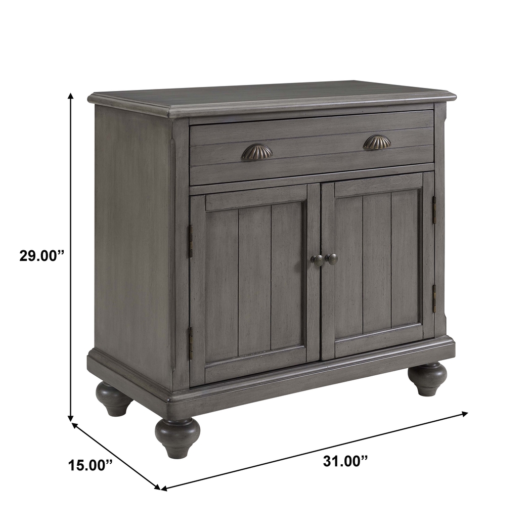 Glenshyre Gray Accent Cabinet - Thumbnail - Image 9