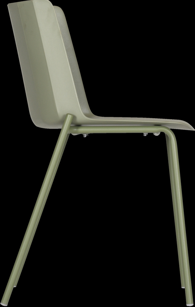 Glenury Green Outdoor Dining Chair, Set of 2 - Thumbnail - Image 10