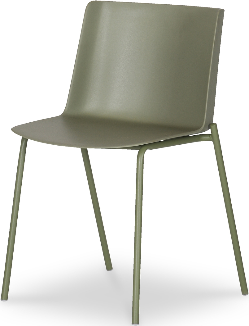 Glenury Green Outdoor Dining Chair, Set of 2 - Thumbnail - Image 3