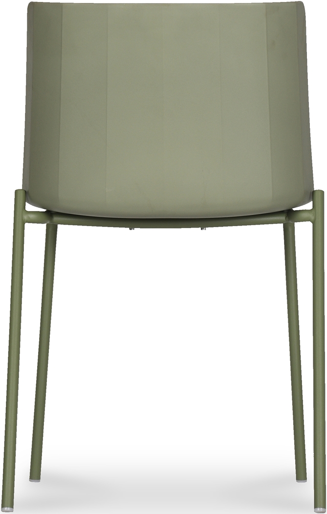 Glenury Green Outdoor Dining Chair, Set of 2 - Thumbnail - Image 5