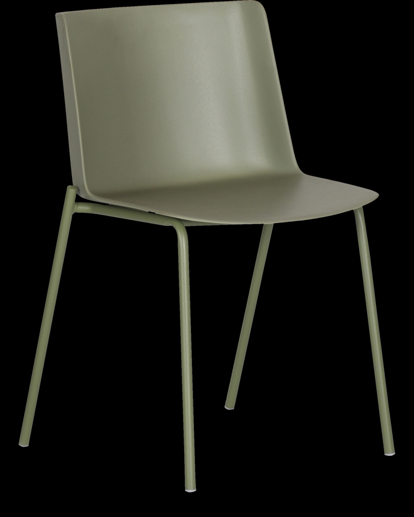 Glenury Green Outdoor Dining Chair, Set of 2 - Thumbnail - Image 1