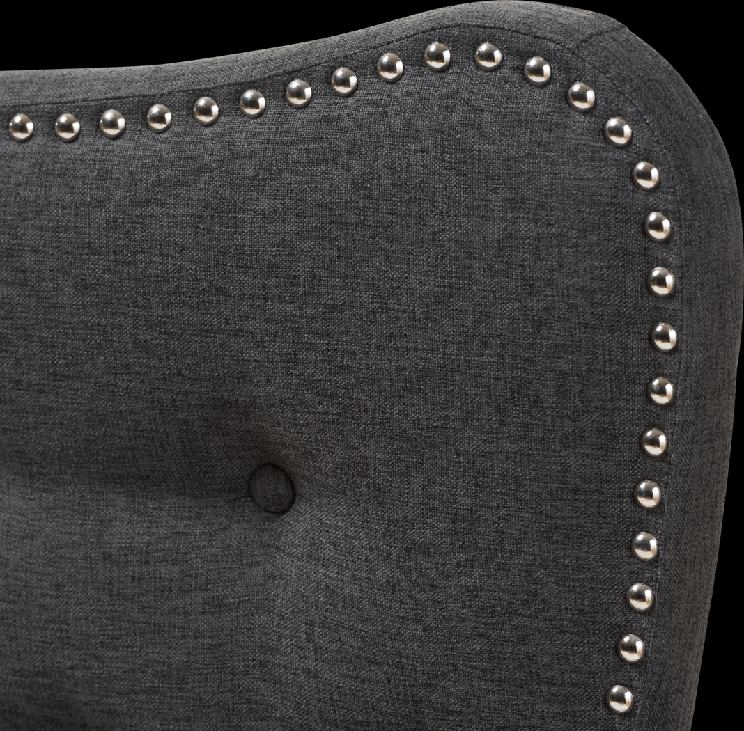 Glenvale Charcoal Queen Upholstered Headboard - Thumbnail - Image 4