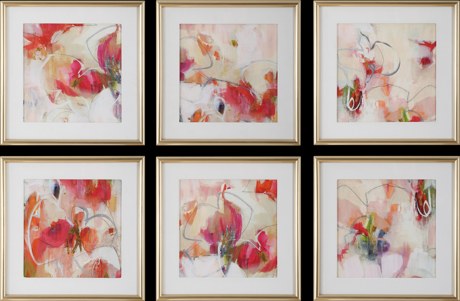 Gleys White Artwork, Set of 6 - Thumbnail - Image 1
