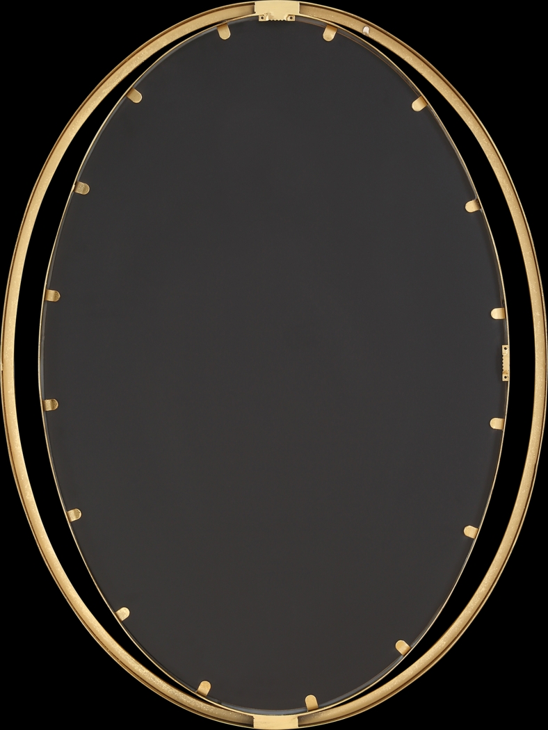 Gliakt Gold Oval Wall Mirror - Thumbnail - Image 8