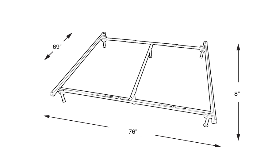 Dimension Image. Please refer to the Dimension Tab on this page for dimension details.
