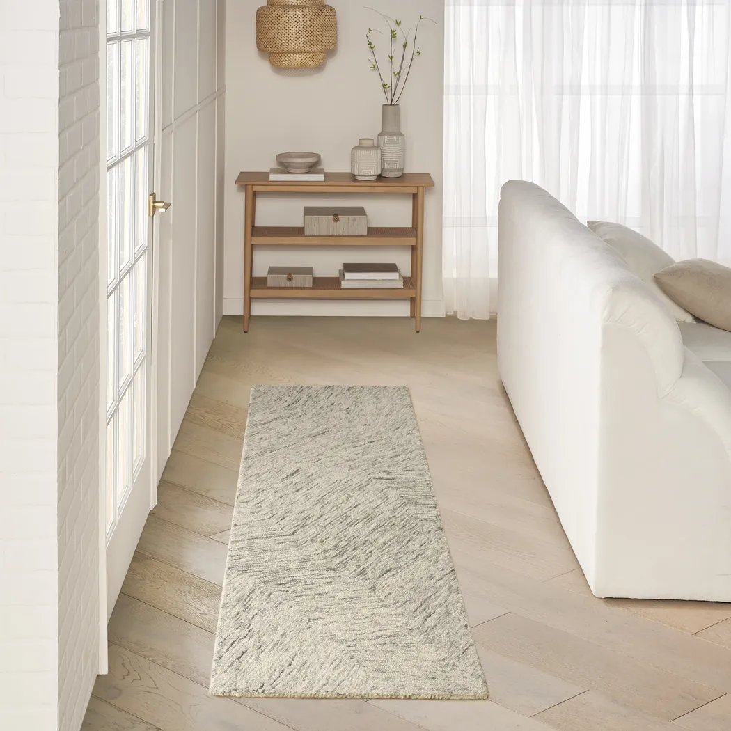 Glided Dunes Beige 2'3 x 7'6 Runner Rug - Thumbnail - Image 2