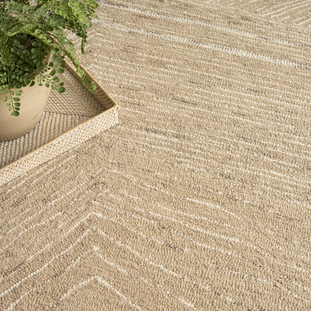 Glided Dunes Brown 5'3 x 7'3 Rug - Thumbnail - Image 5