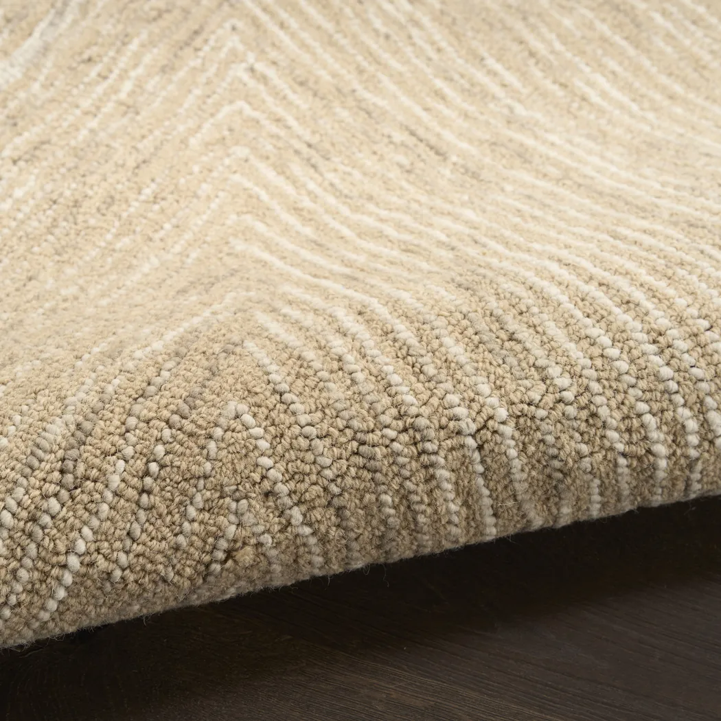 Glided Dunes Brown 7'9 x 9'9 Rug - Thumbnail - Image 3