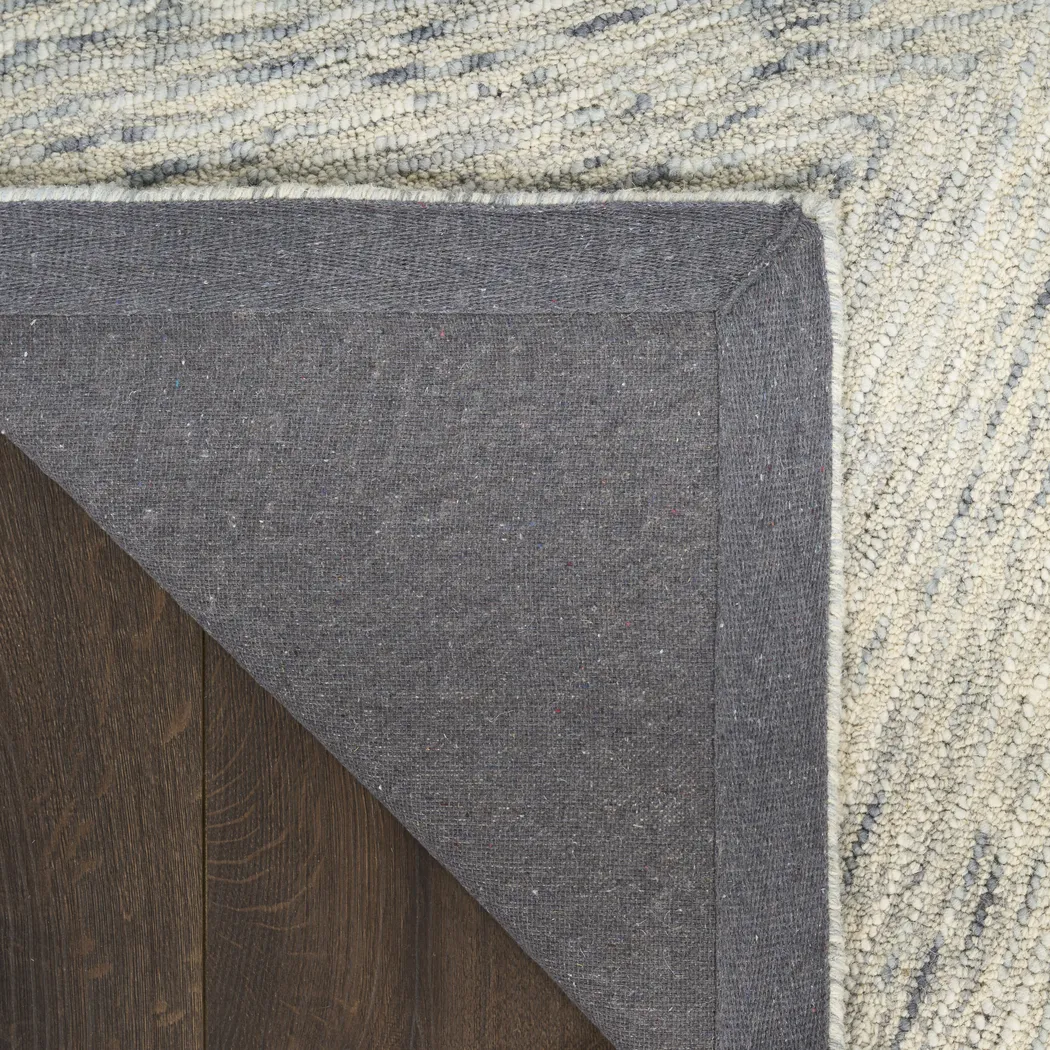 Glided Dunes Gray 3'9 x 5'9 Rug - Thumbnail - Image 4