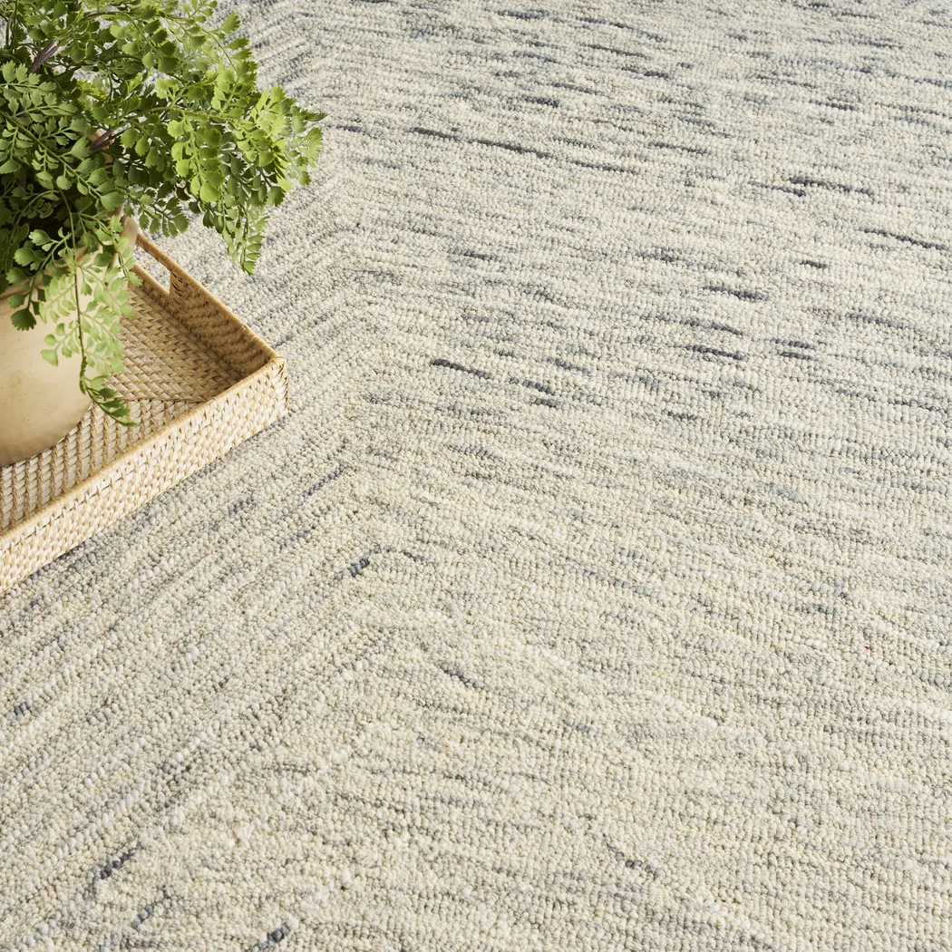 Glided Dunes Gray 3'9 x 5'9 Rug - Thumbnail - Image 5