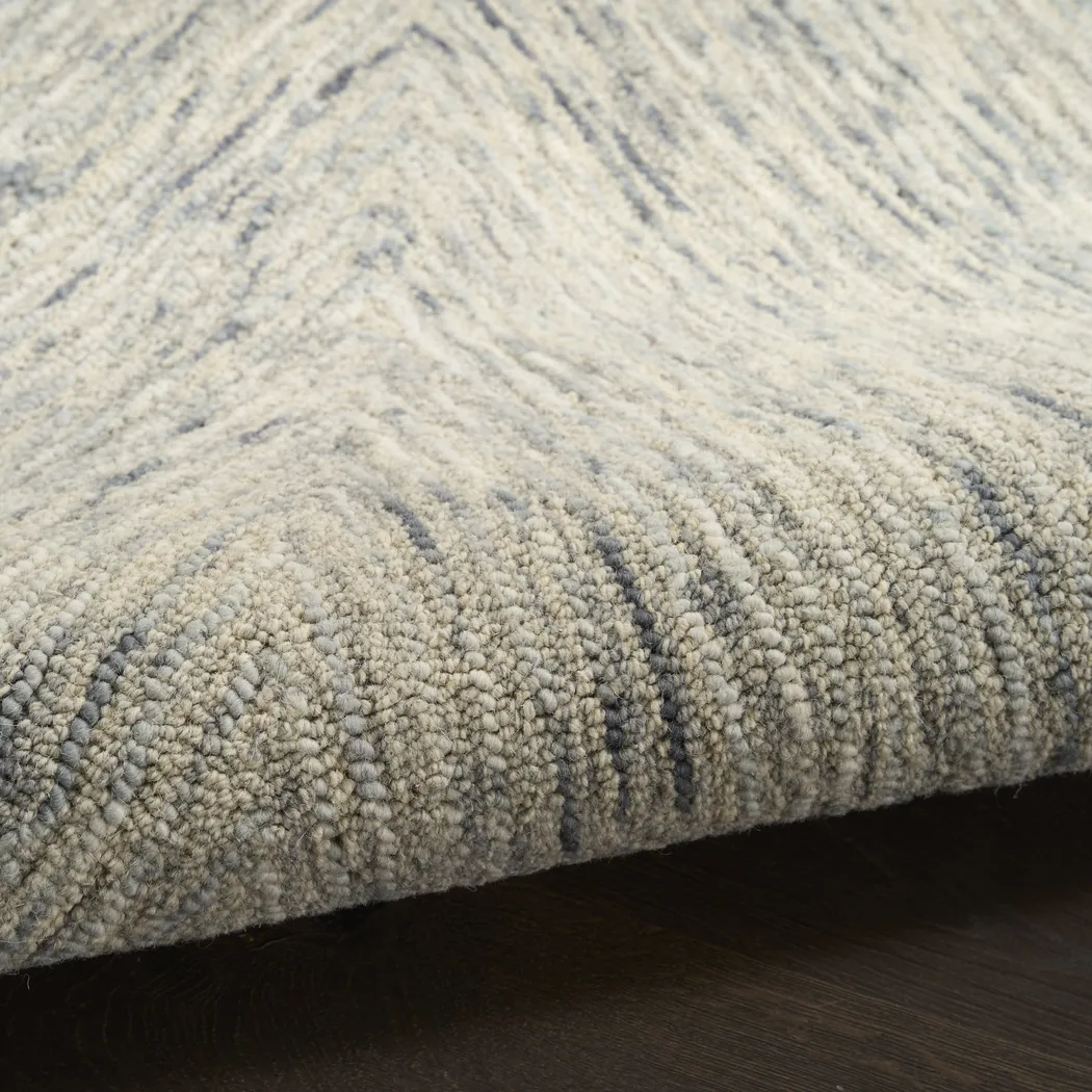 Glided Dunes Gray 5'3 x 7'3 Rug - Thumbnail - Image 3