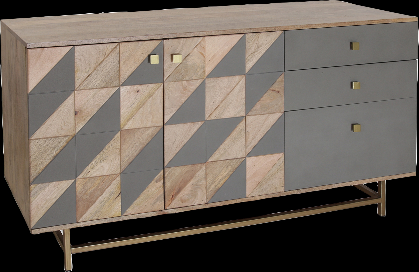 Glidersleeve Gray Credenza - Thumbnail - Image 1