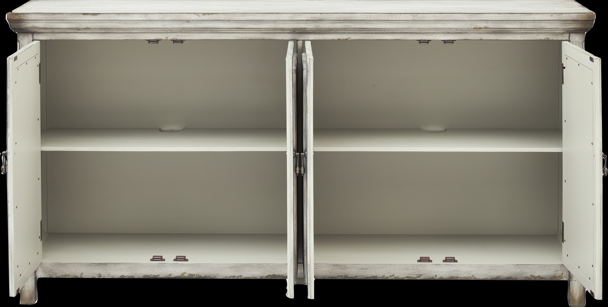 Glidewill Gray 4 Door Credenza - Thumbnail - Image 4