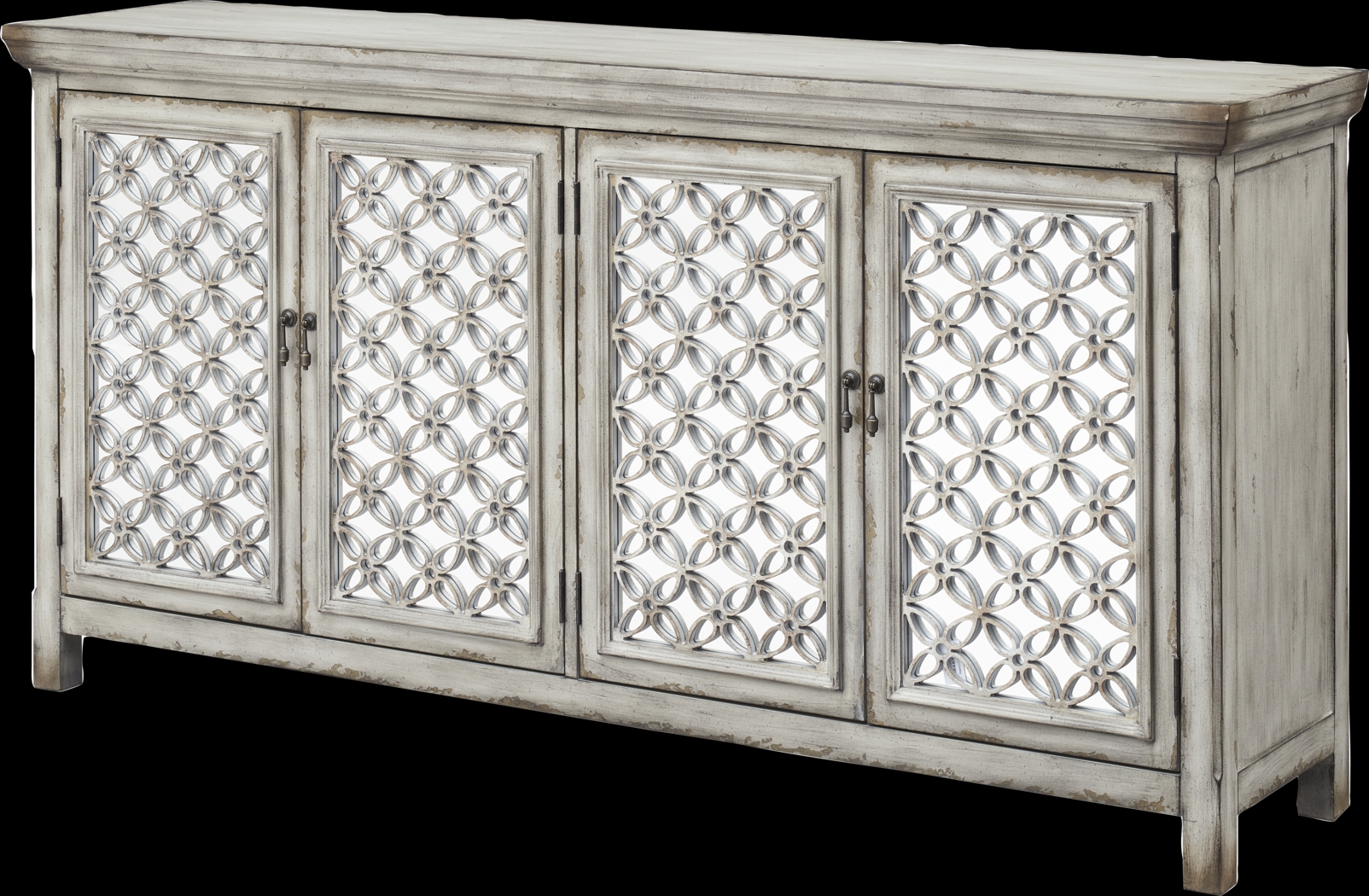 Glidewill Gray 4 Door Credenza - Thumbnail - Image 1