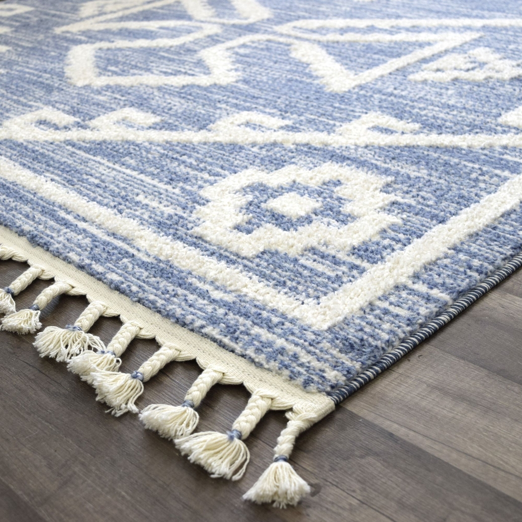 Gliscin Blue 8'3 x 10' Rug - Thumbnail - Image 3