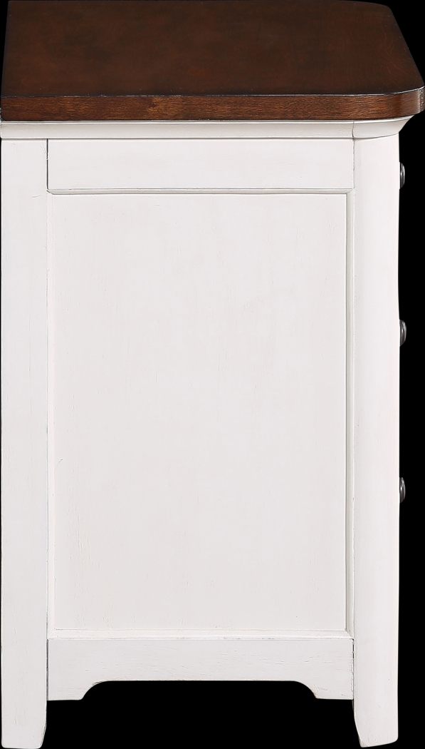 Glisson White End Table - Thumbnail - Image 3