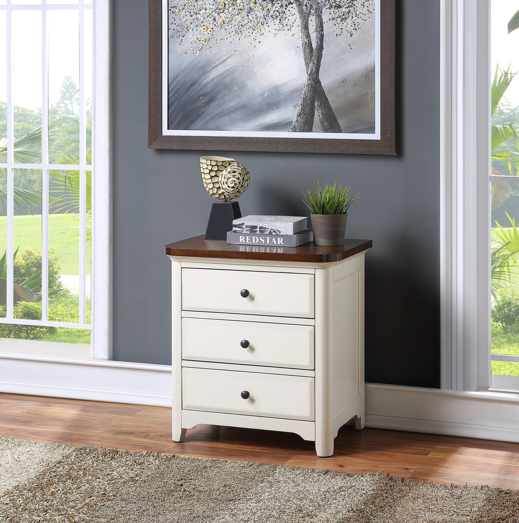 Glisson White End Table - Thumbnail - Image 9