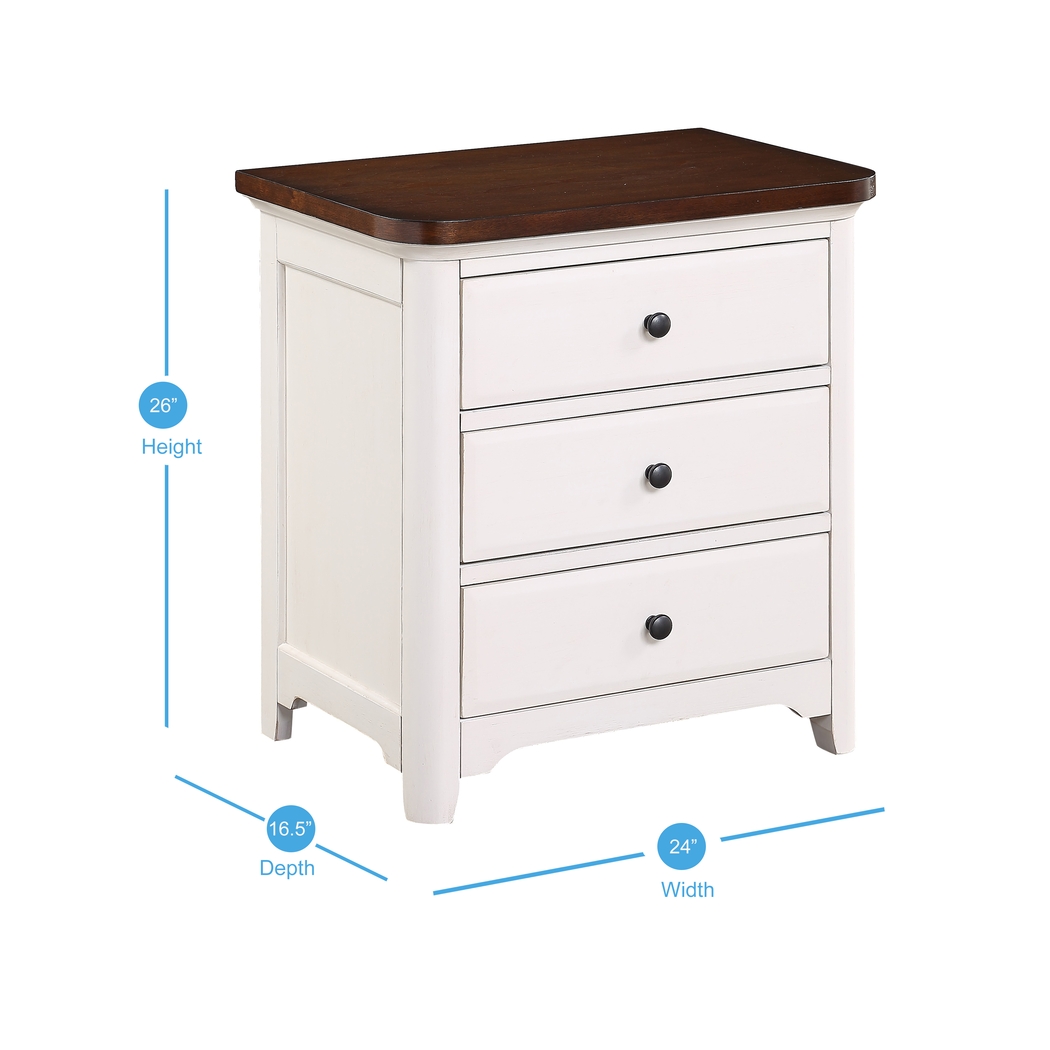 Glisson White End Table - Thumbnail - Image 10