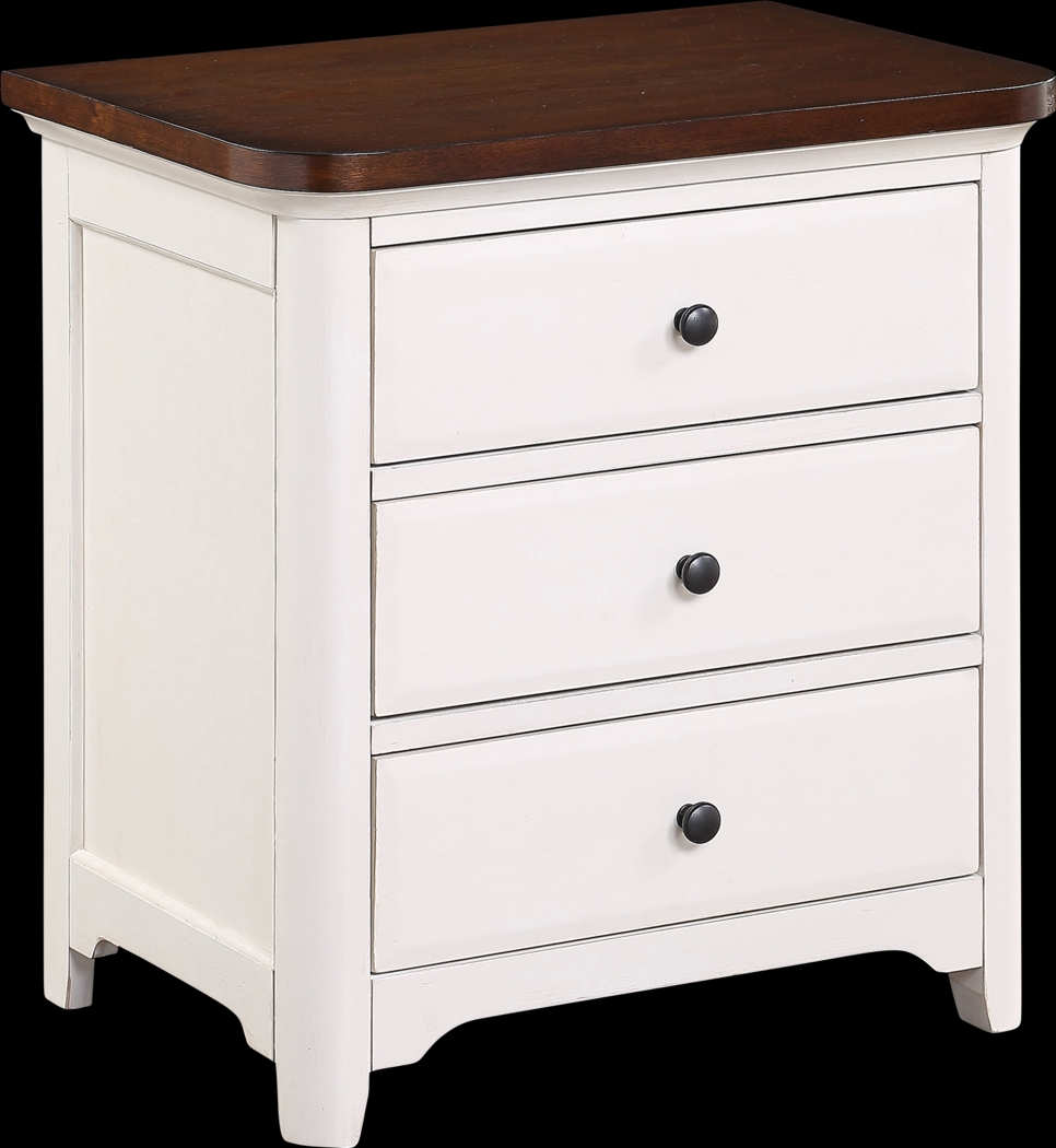 Glisson White End Table - Thumbnail - Image 1