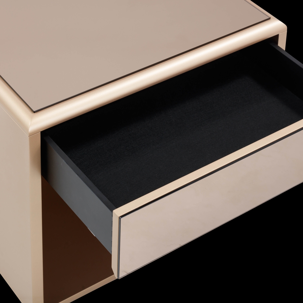 Globalbridge Taupe Nightstand - Thumbnail - Image 8