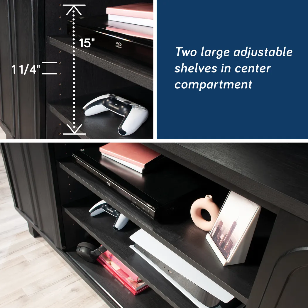 Globecoms Black 70 in. Console - Thumbnail - Image 6