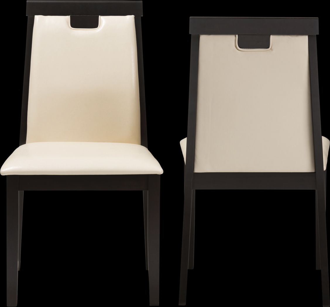Globeshade Beige Dining Chair, Set of 2 - Thumbnail - Image 4