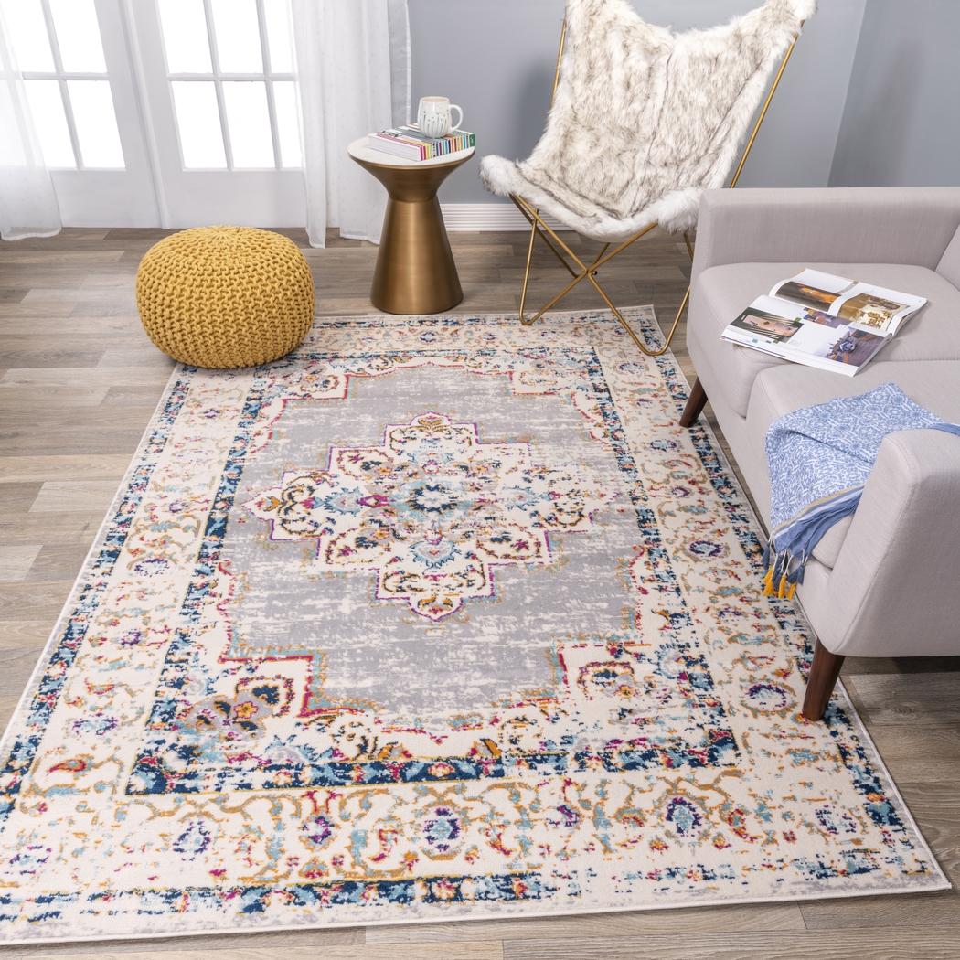 Glor Gray 5' x 7' Rug - Thumbnail - Image 4