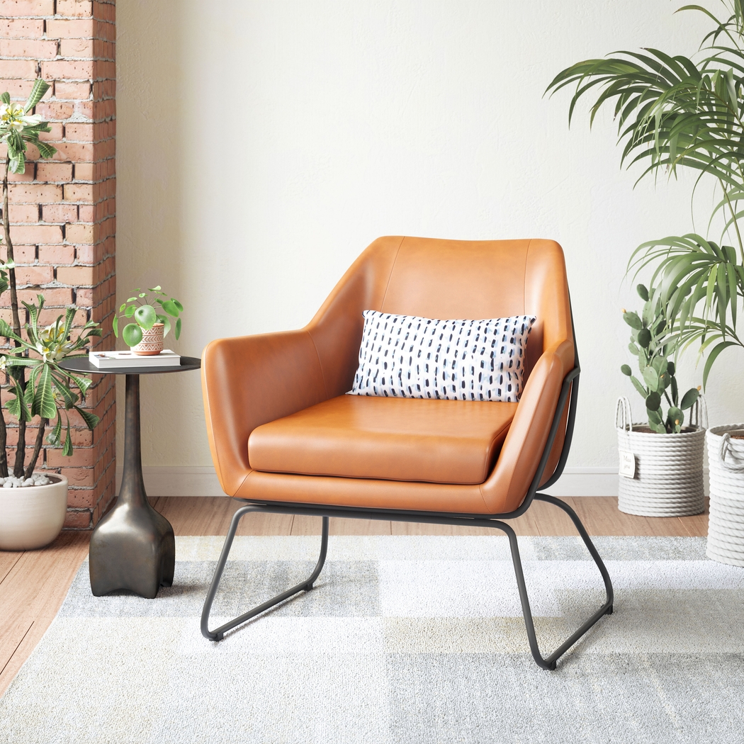 Gloralee Tan Accent Chair - Thumbnail - Image 2