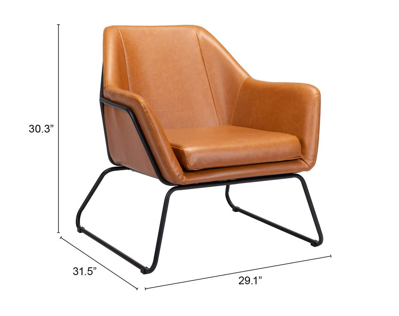 Gloralee Tan Accent Chair - Thumbnail - Image 10