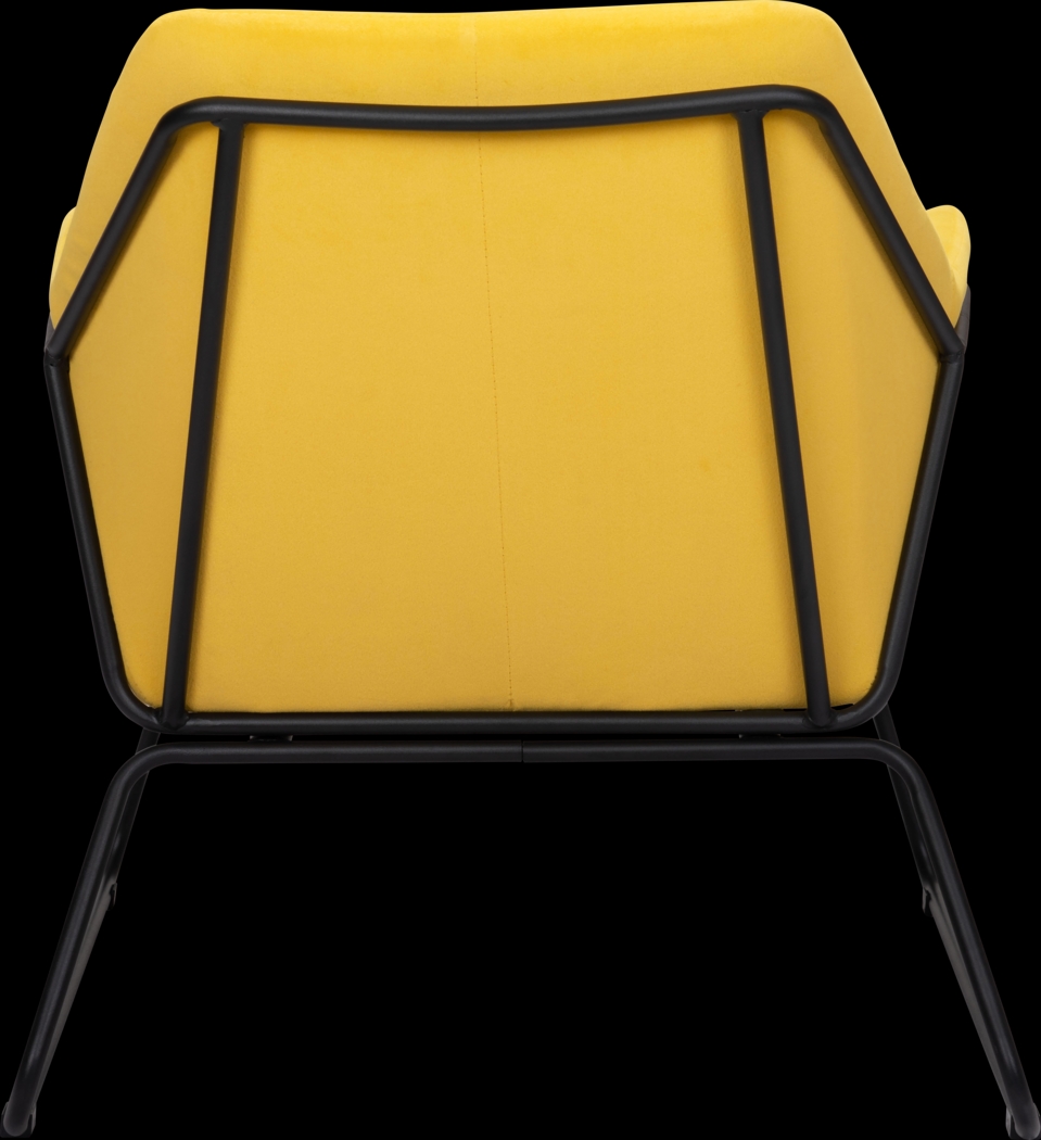 Gloralee Yellow Accent Chair - Thumbnail - Image 5