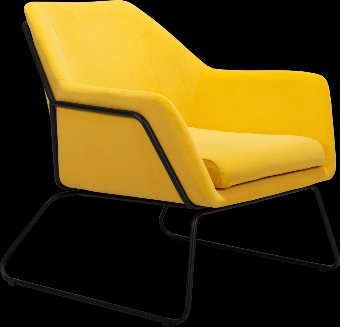 Gloralee Yellow Accent Chair - Thumbnail - Image 7
