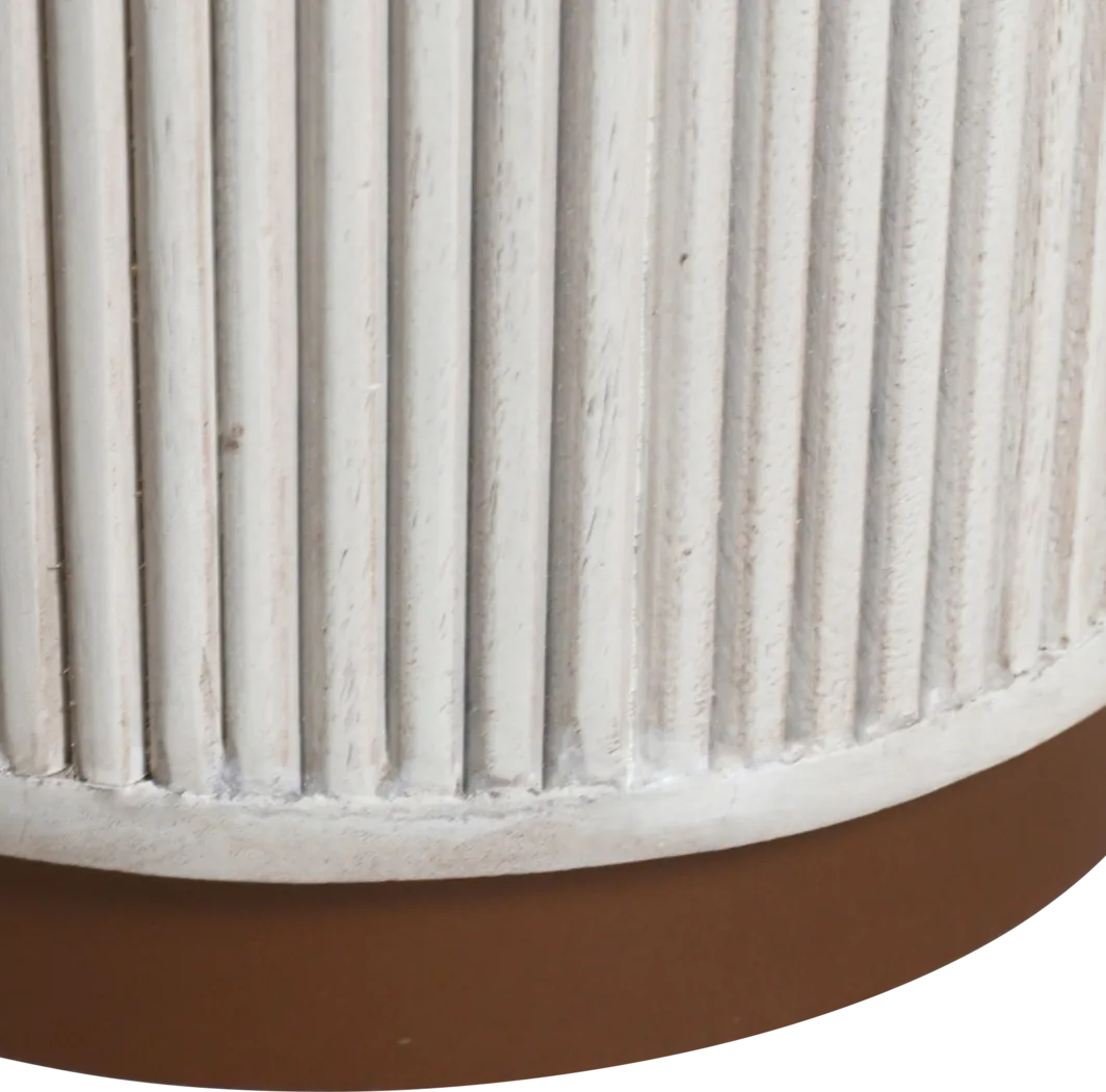 Glorio White End Table - Thumbnail - Image 7