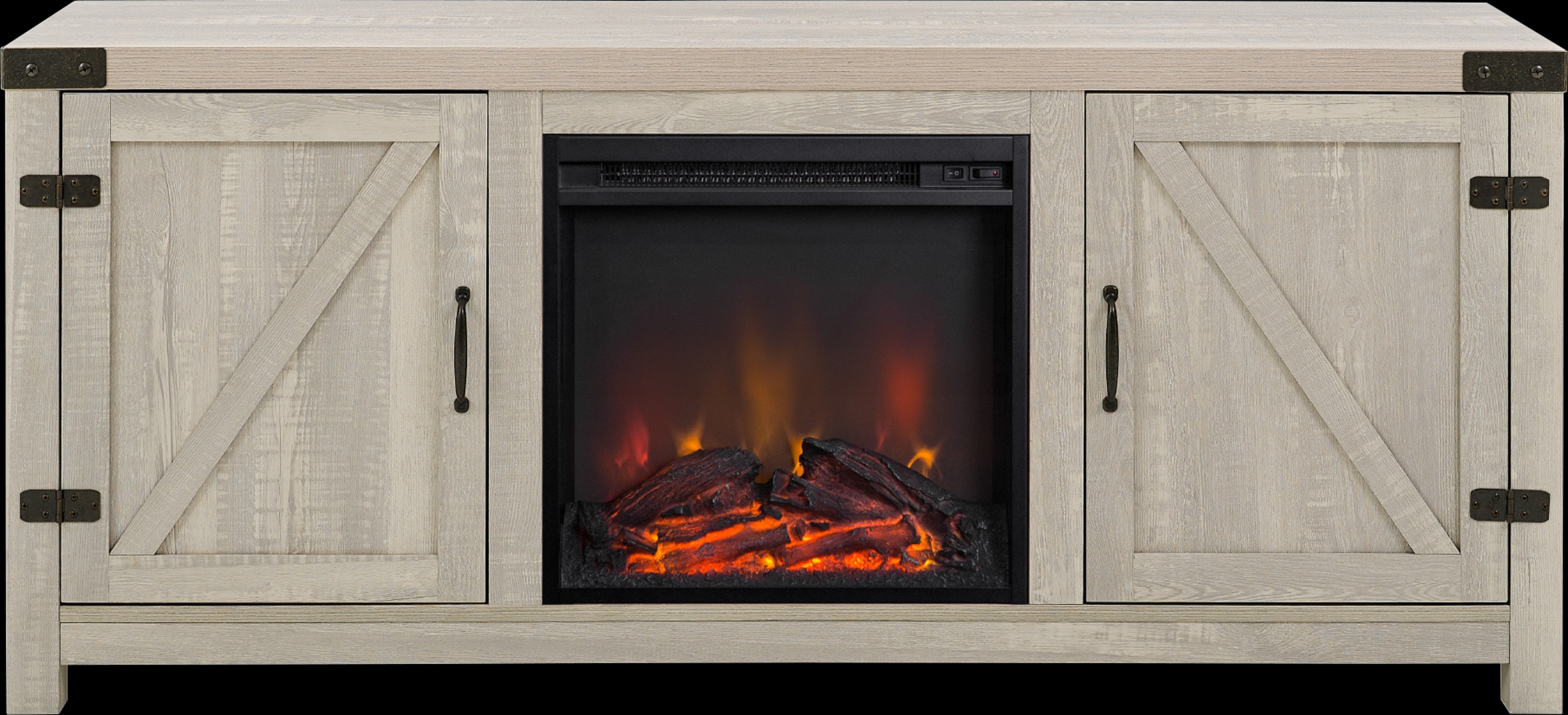 Gloxina Stone 58 in. Console, With Electric Fireplace - Thumbnail - Image 2