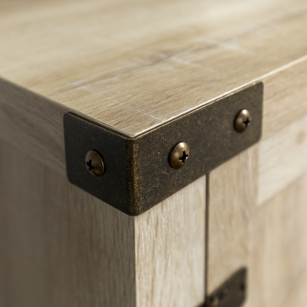 Gloxina White 58 in. Console, With Electric Fireplace - Thumbnail - Image 3