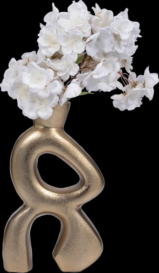 Gloxinia Gold 11 in. Vase - Thumbnail - Image 2