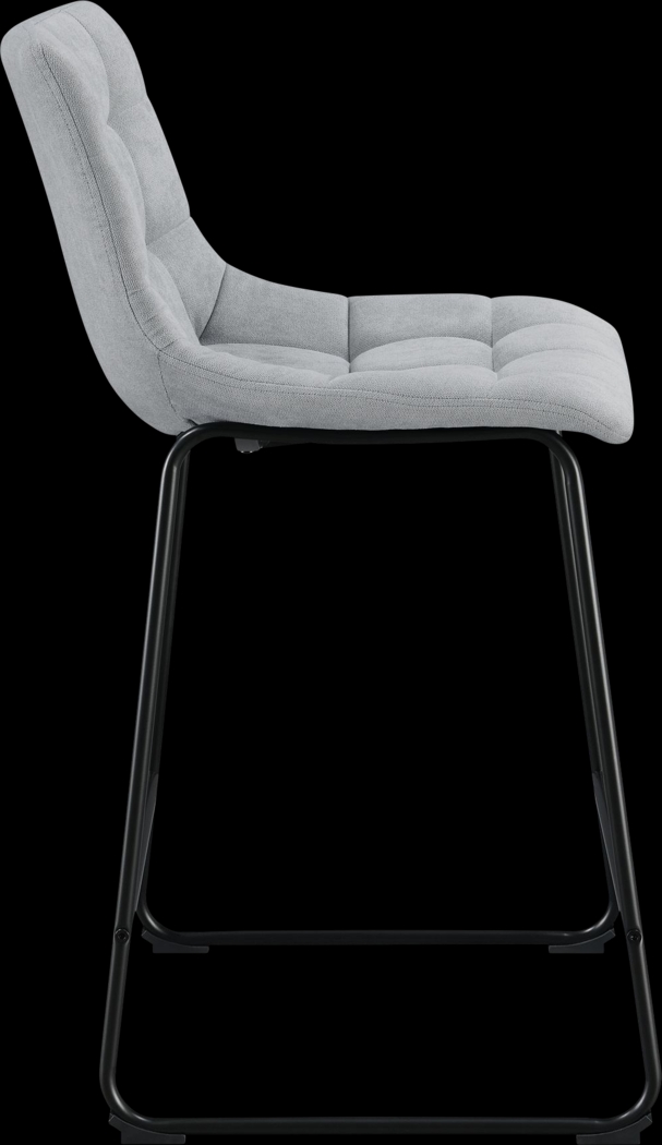 Gnome Gray Barstool, Set of 2 - Thumbnail - Image 6