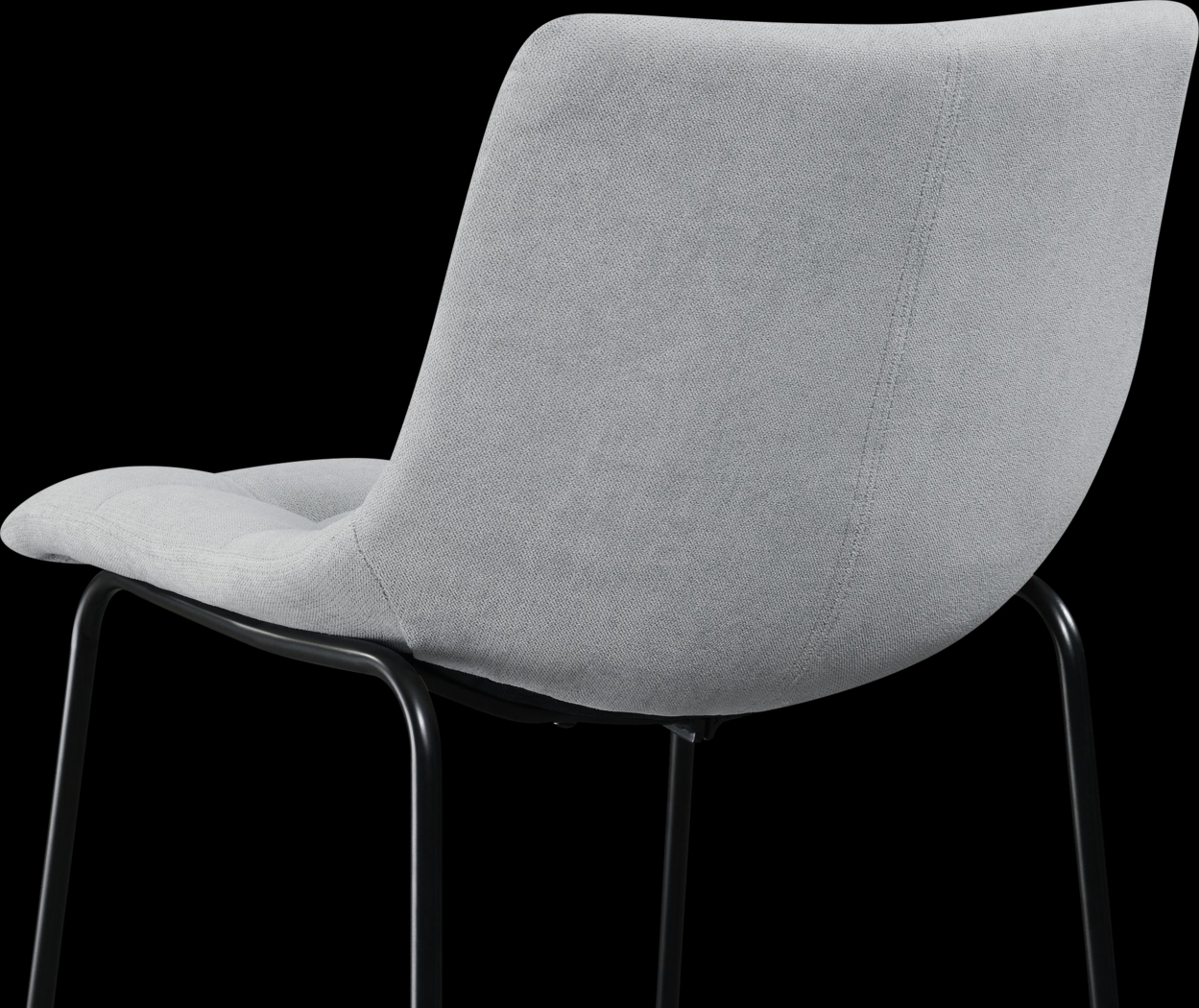 Gnome Gray Barstool, Set of 2 - Thumbnail - Image 9