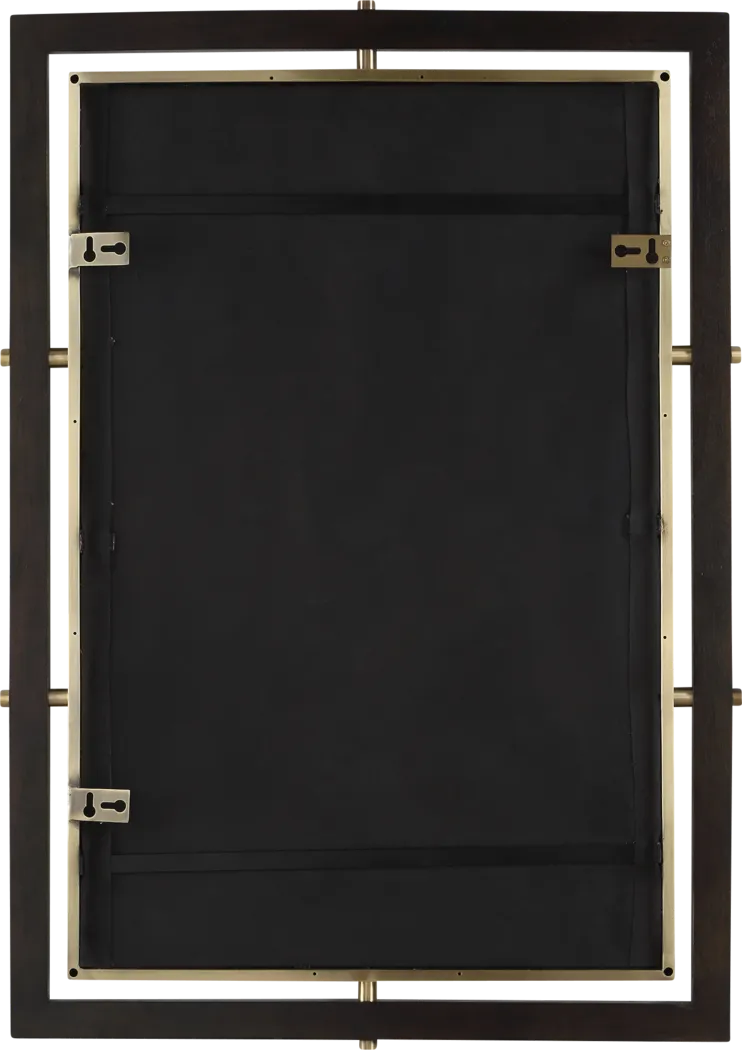 Goald Walnut Mirror - Image 4