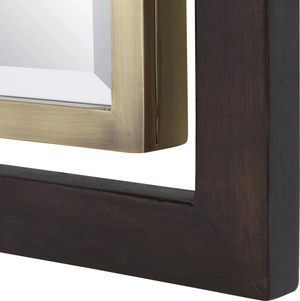 Goald Walnut Mirror - Image 5