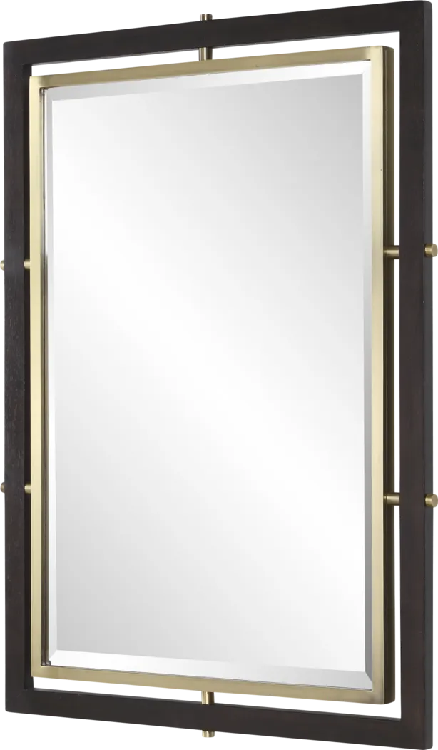 Goald Walnut Mirror - Image 6