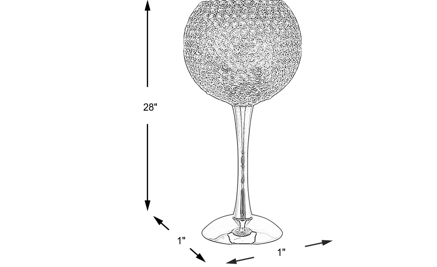 Dimension Image. Please refer to the Dimension Tab on this page for dimension details.