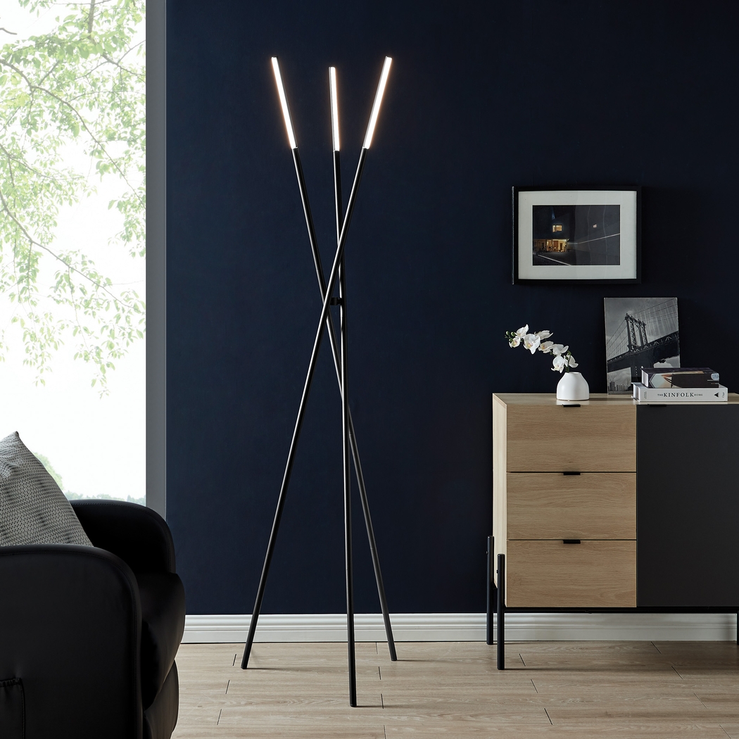 Goddard Place Black Floor Lamp - Thumbnail - Image 3