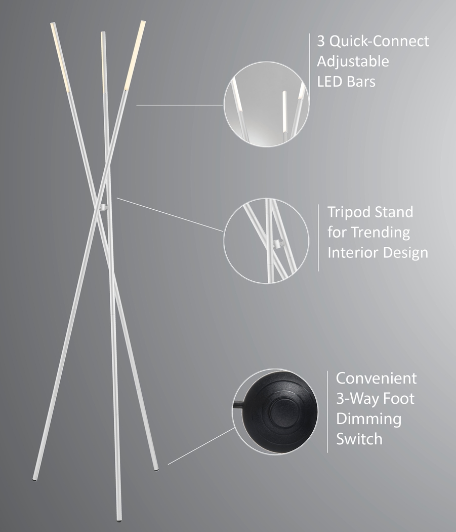 Goddard Place Silver Floor Lamp - Thumbnail - Image 5